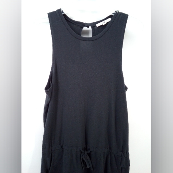 Vans Romper Black Drawstring Waist M Skater Retro Early 2000's - Picture 3 of 8